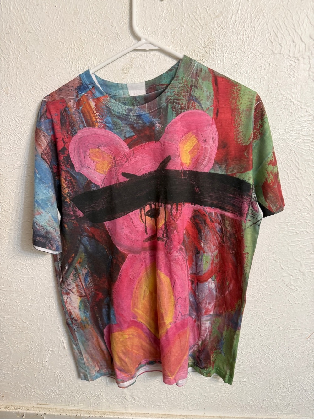 Pink Bear Graphic Short Sleeve Tee